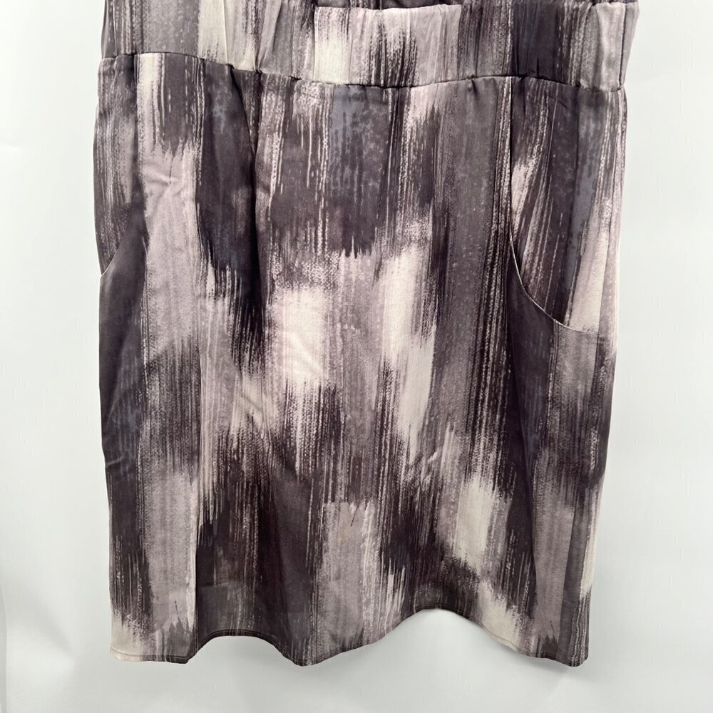 Banana Republic Women's Sleeveless Sheath Dress V-Neck Gray Size 6 - Picture 5 of 9